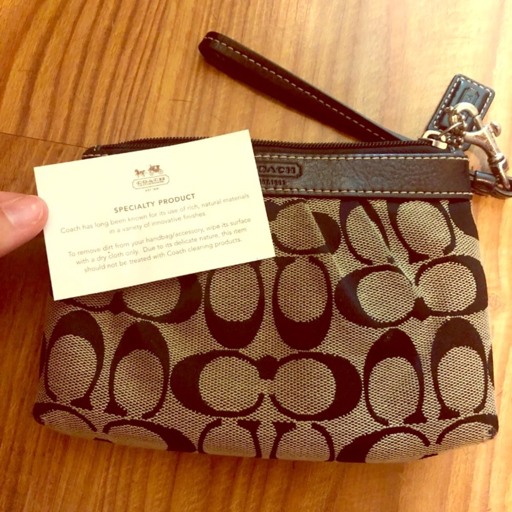 Authentic Coach wristlet